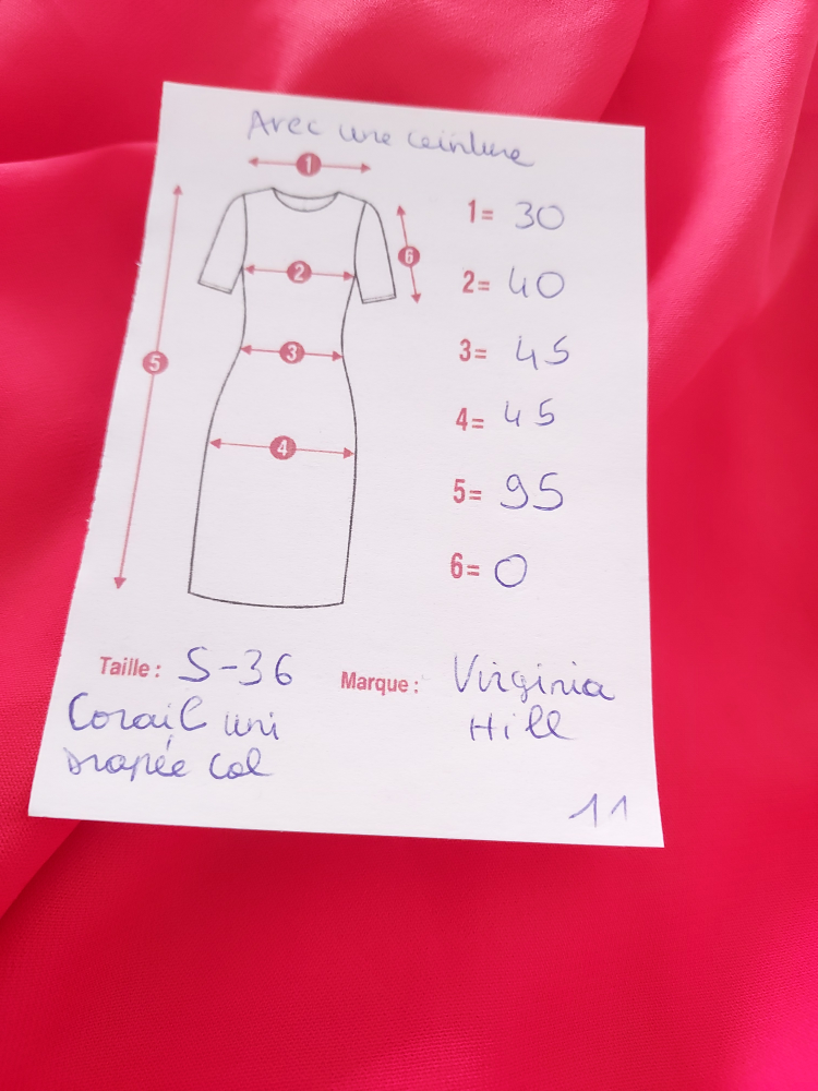 36 Virginia Hall Robe corail