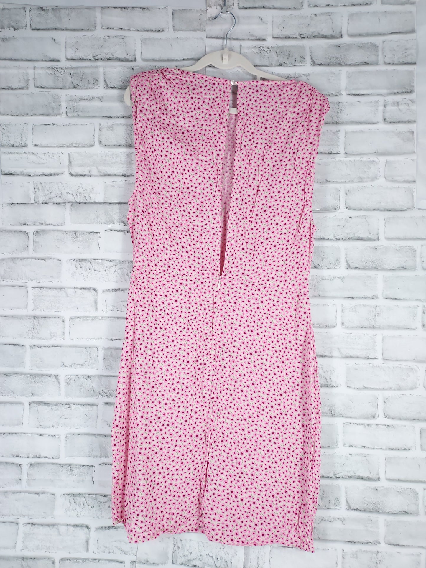 38 Kiabi Robe été rose et blanc