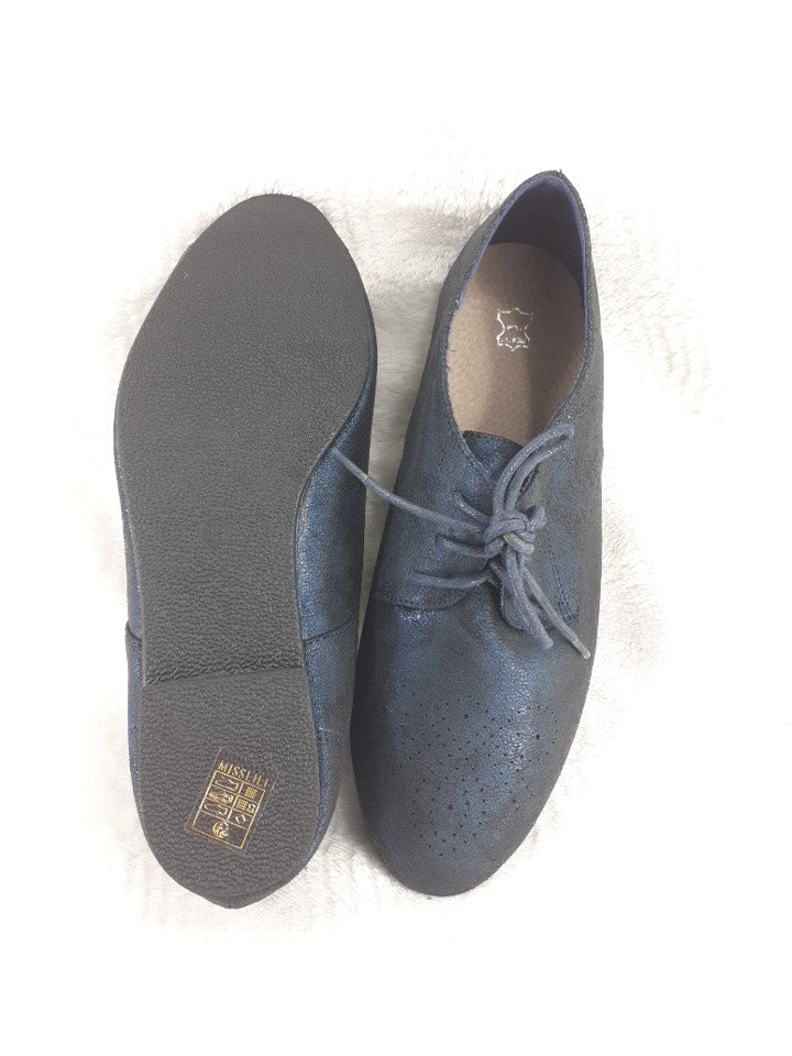 39 Chaussure a lacets Bleu nuit