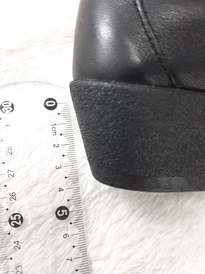 35 cuir vachette Mocassins noirs