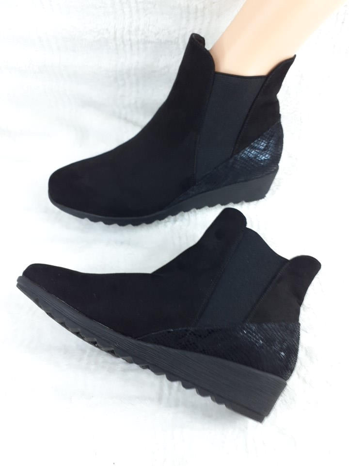 Bottines noires confort et style Taille 38