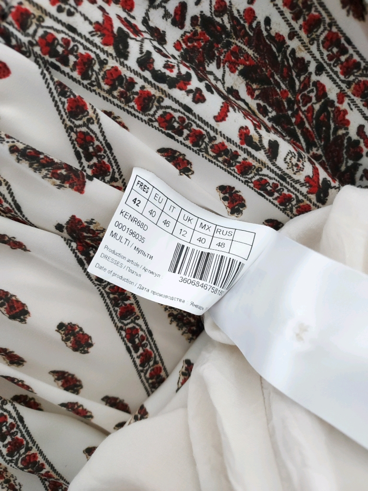 Robe chemise T42 XL style bohème raffiné