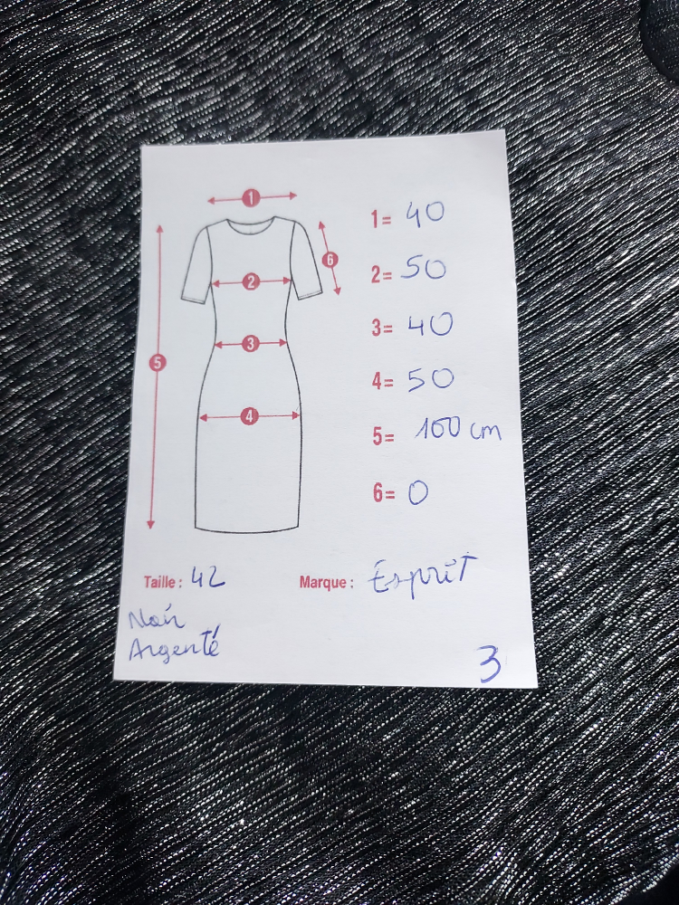 42 XL Robe de soirée scintillante