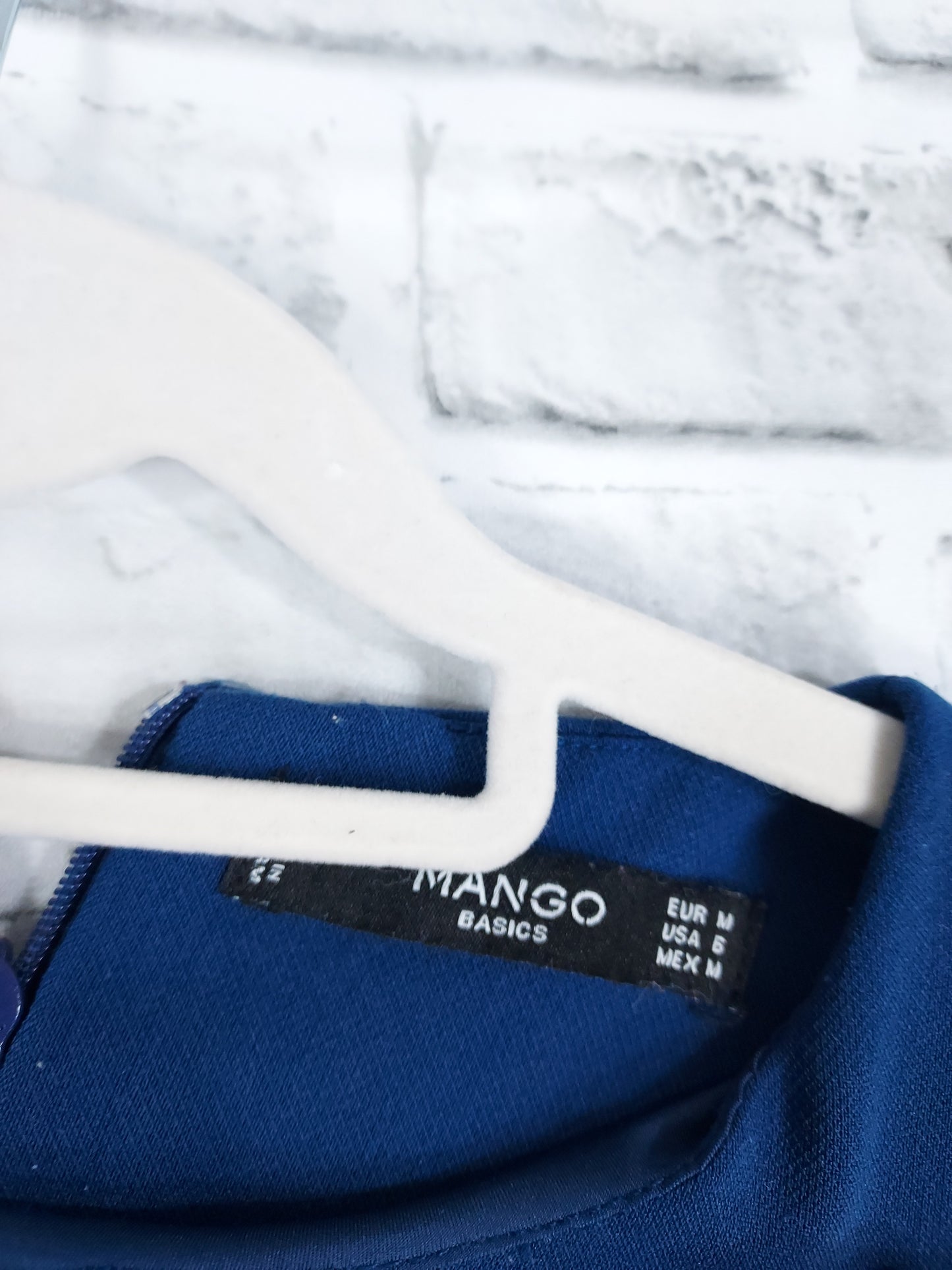 38 Mango Robe bleu marine