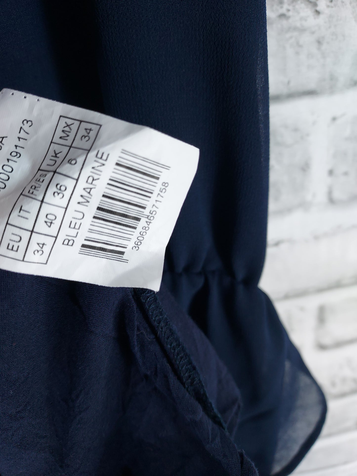 36 Robe longue bleu marine