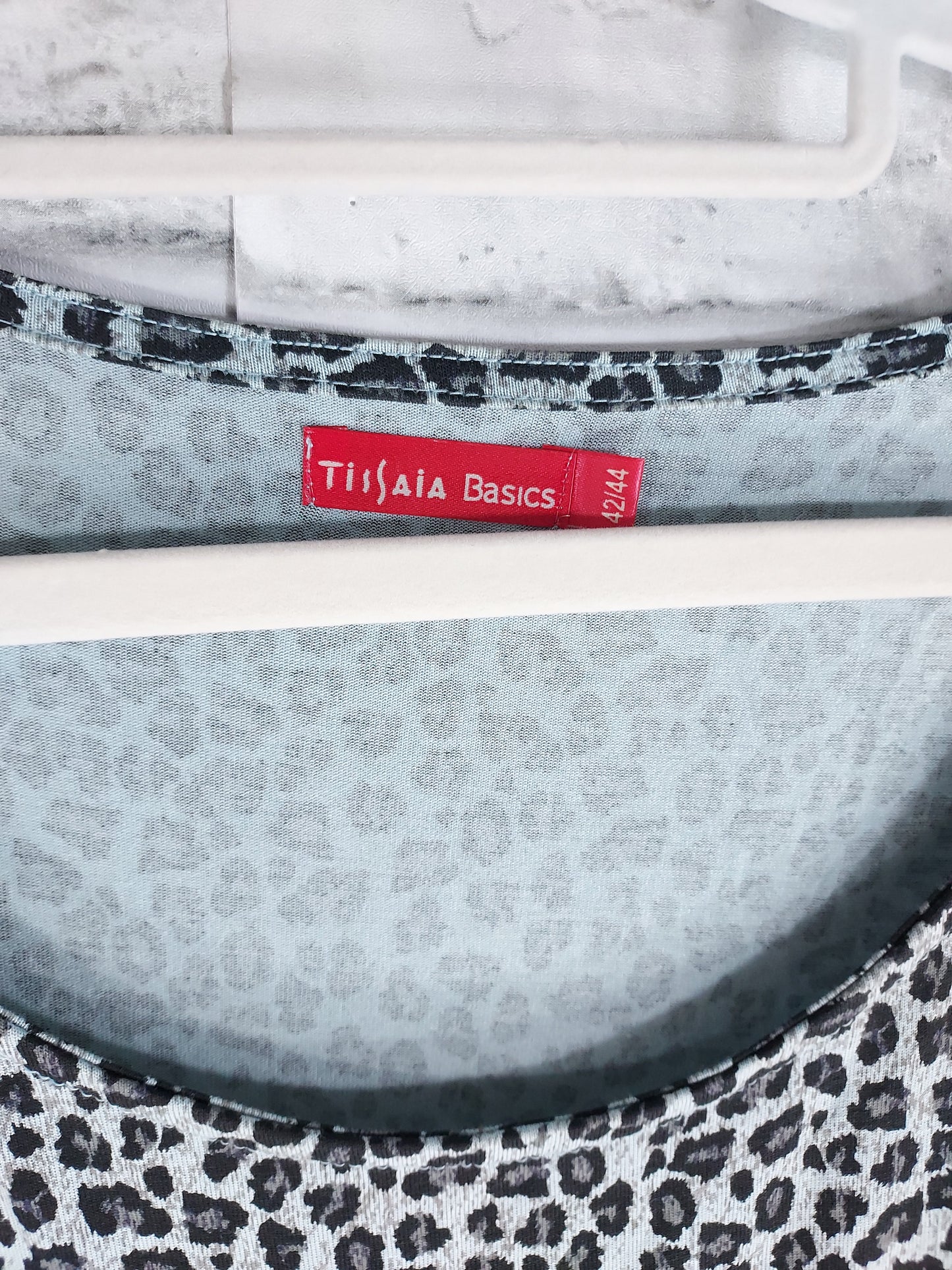 42/44 Tissaïa Robe motif panthère noire et blanche