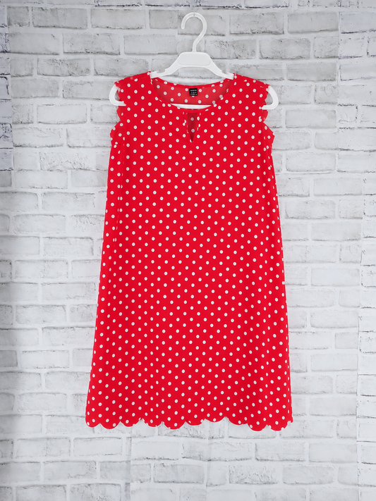 34 Shein Robe a pois Blanc
