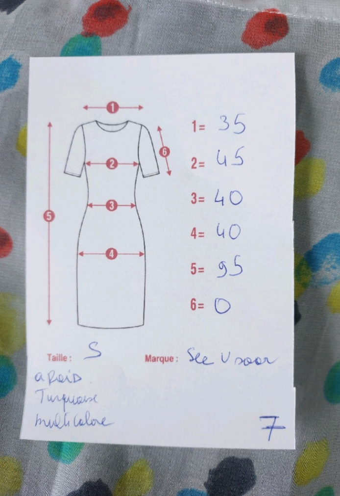 Robe à pois T36 S pleine de fraîcheur
