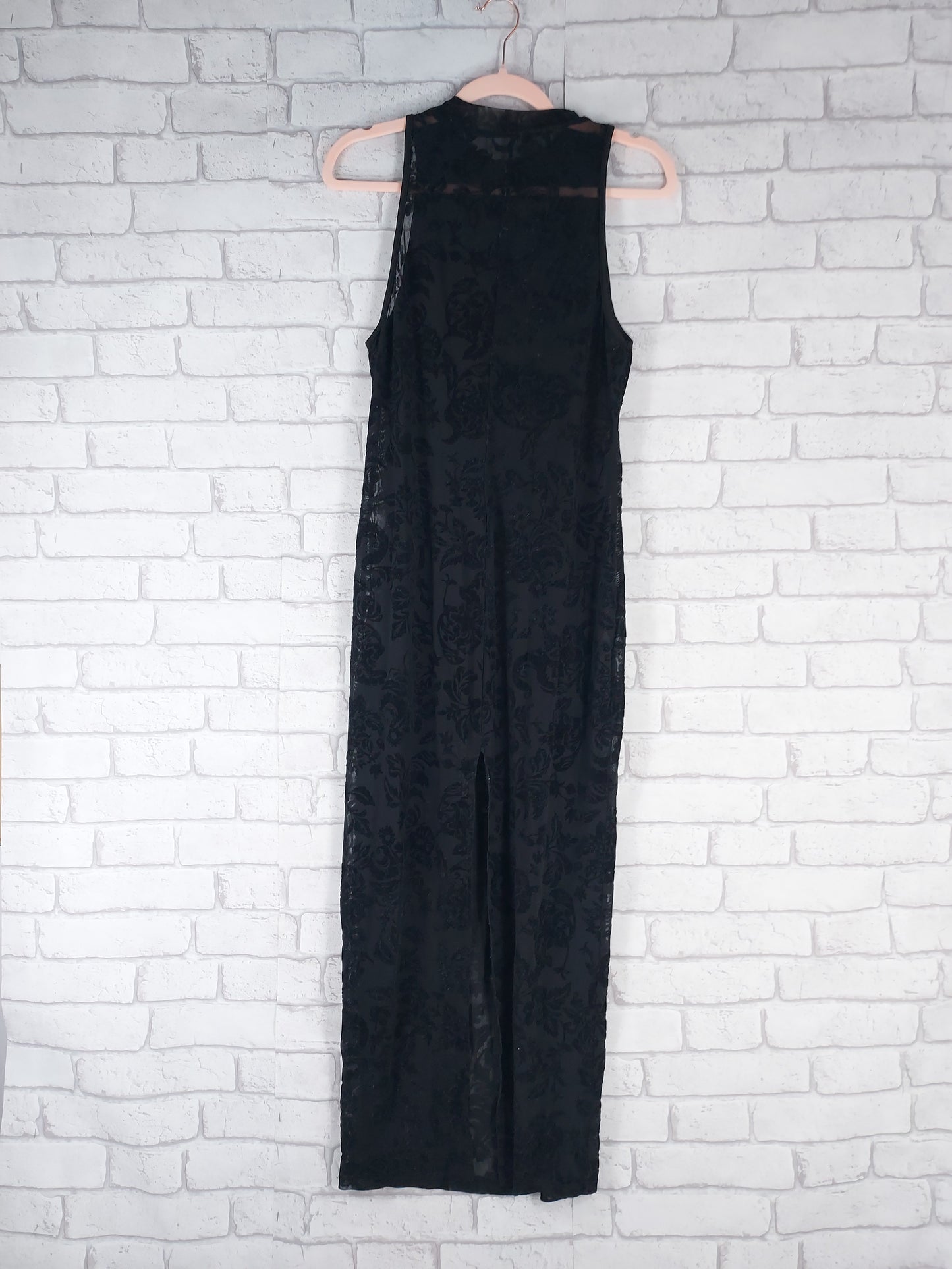 42 Shein Robe longue noire