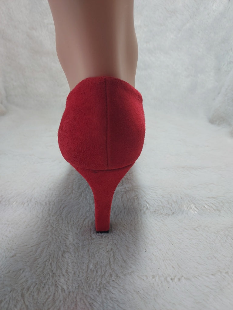 40 RR Escarpins en cuir rouges