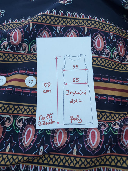 44 Robe imprimé