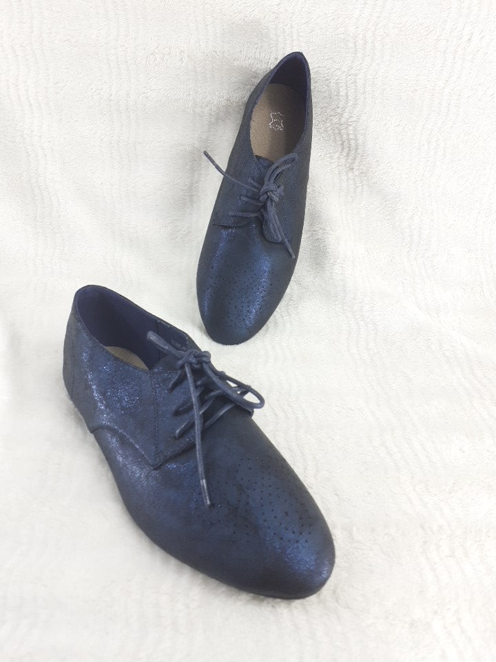 39 Chaussure a lacets Bleu nuit