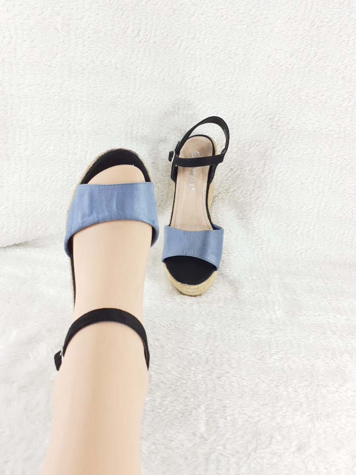 37 Bestelle noir et turquoise Talon 12 cm