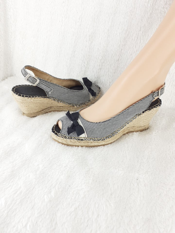36 Espadrille noir et blanc