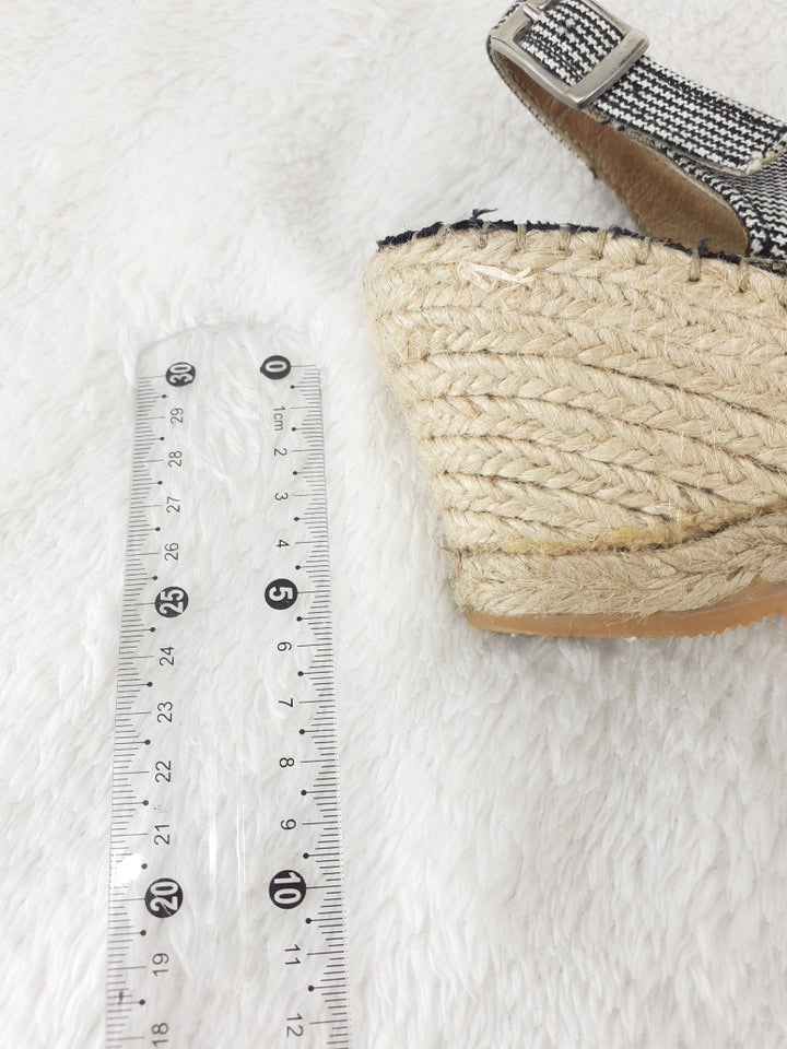 36 Espadrille noir et blanc