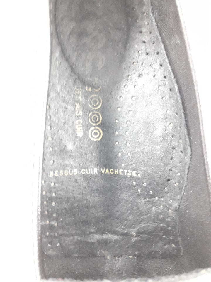 35 cuir vachette Mocassins noirs