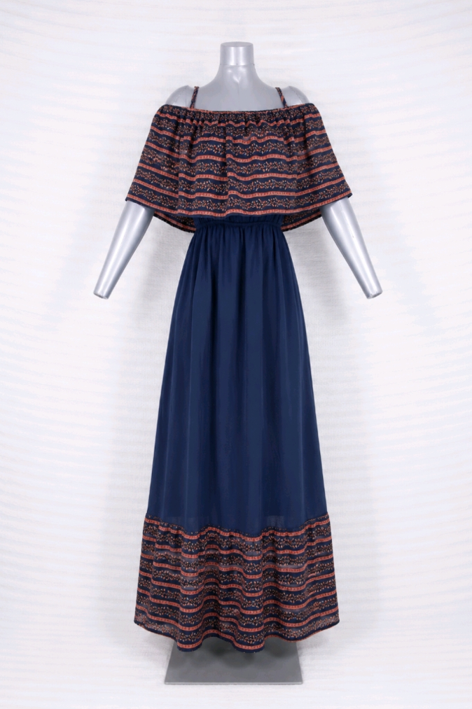 Robe longue T36 S  épaules dénudées élégante