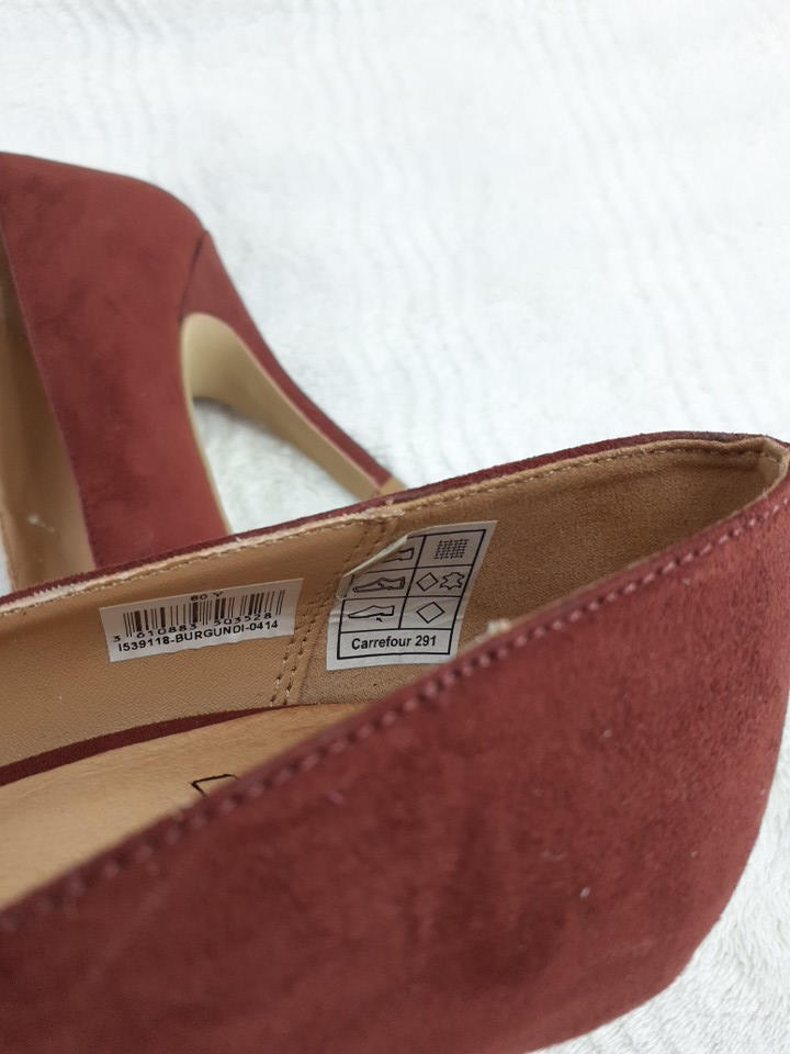 Escarpins bordeaux T37