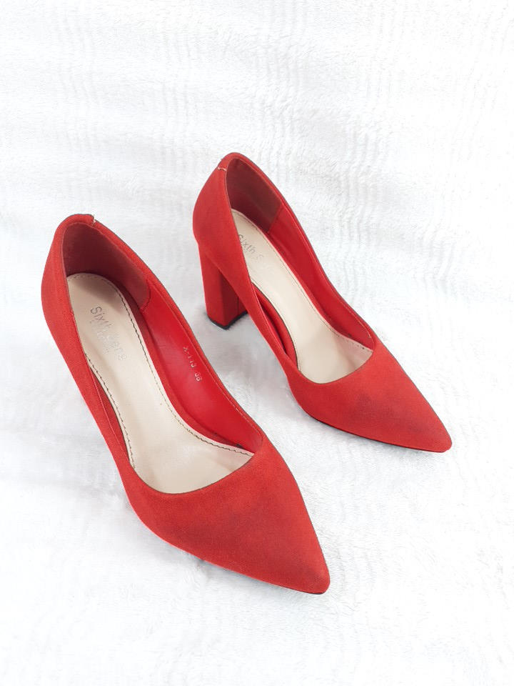 Escarpins rouges T38 élégants et ultra féminins