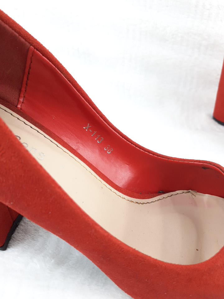 Escarpins rouges T38 élégants et ultra féminins