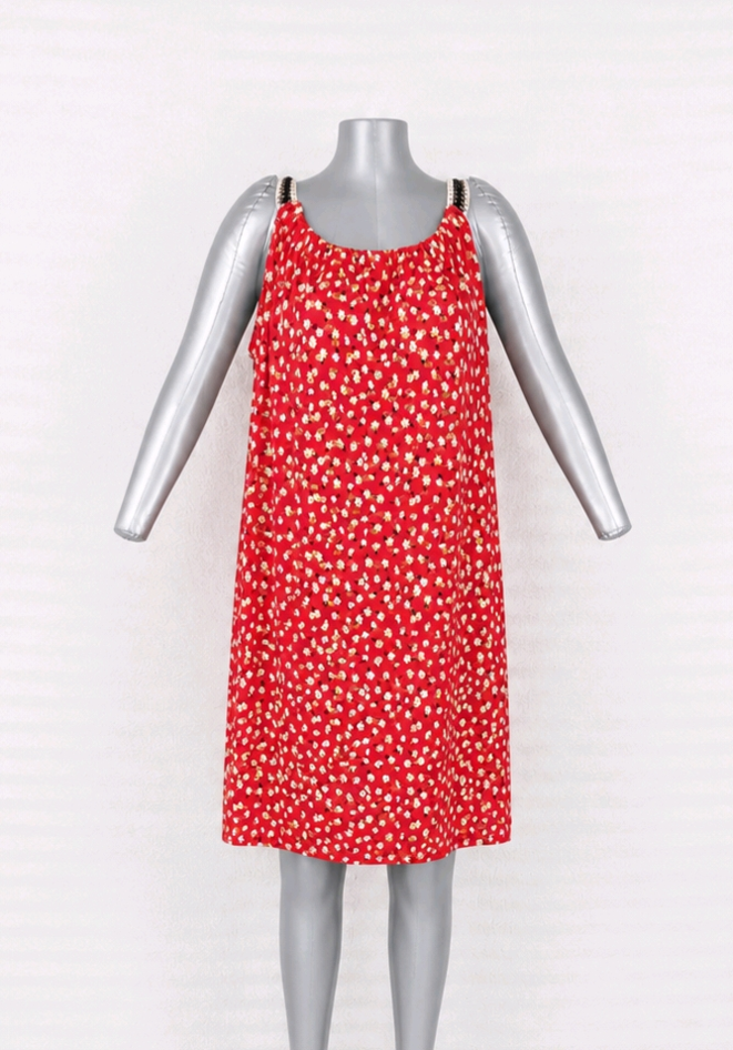 Robe fleurie rouge pleine de pep’s Taille universelle