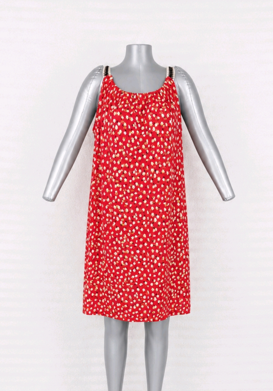 Robe fleurie rouge pleine de pep’s Taille universelle