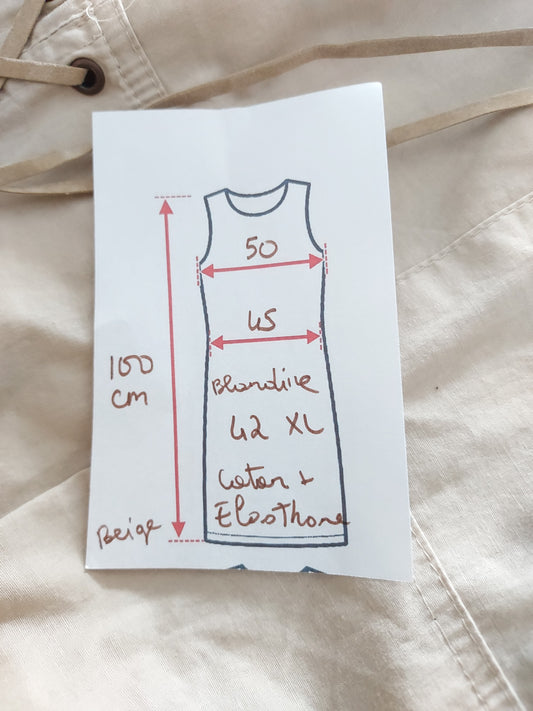 42 Blandine Robe Grande taile en coton
