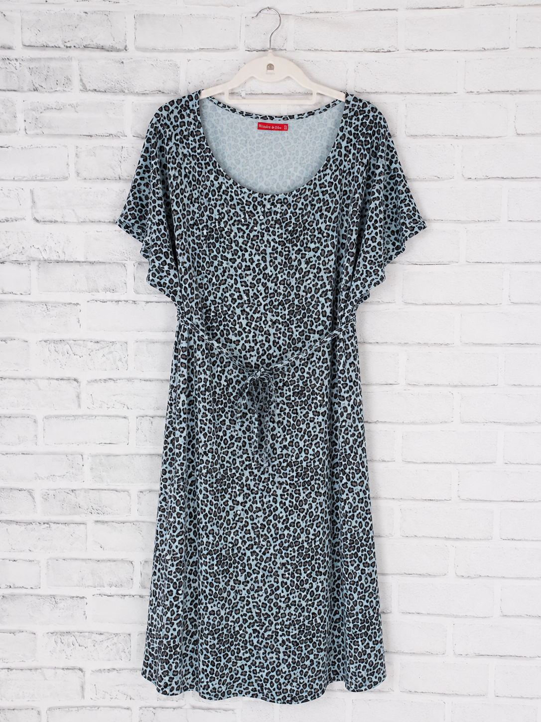 42/44 Tissaïa Robe motif panthère noire et blanche