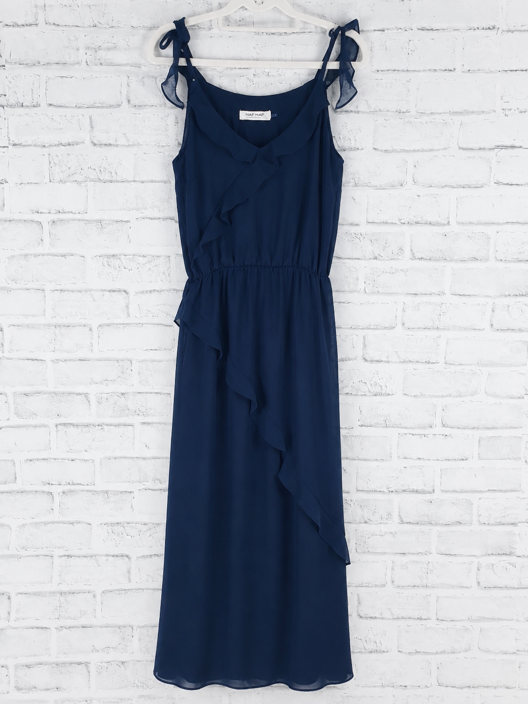 36 Robe longue bleu marine