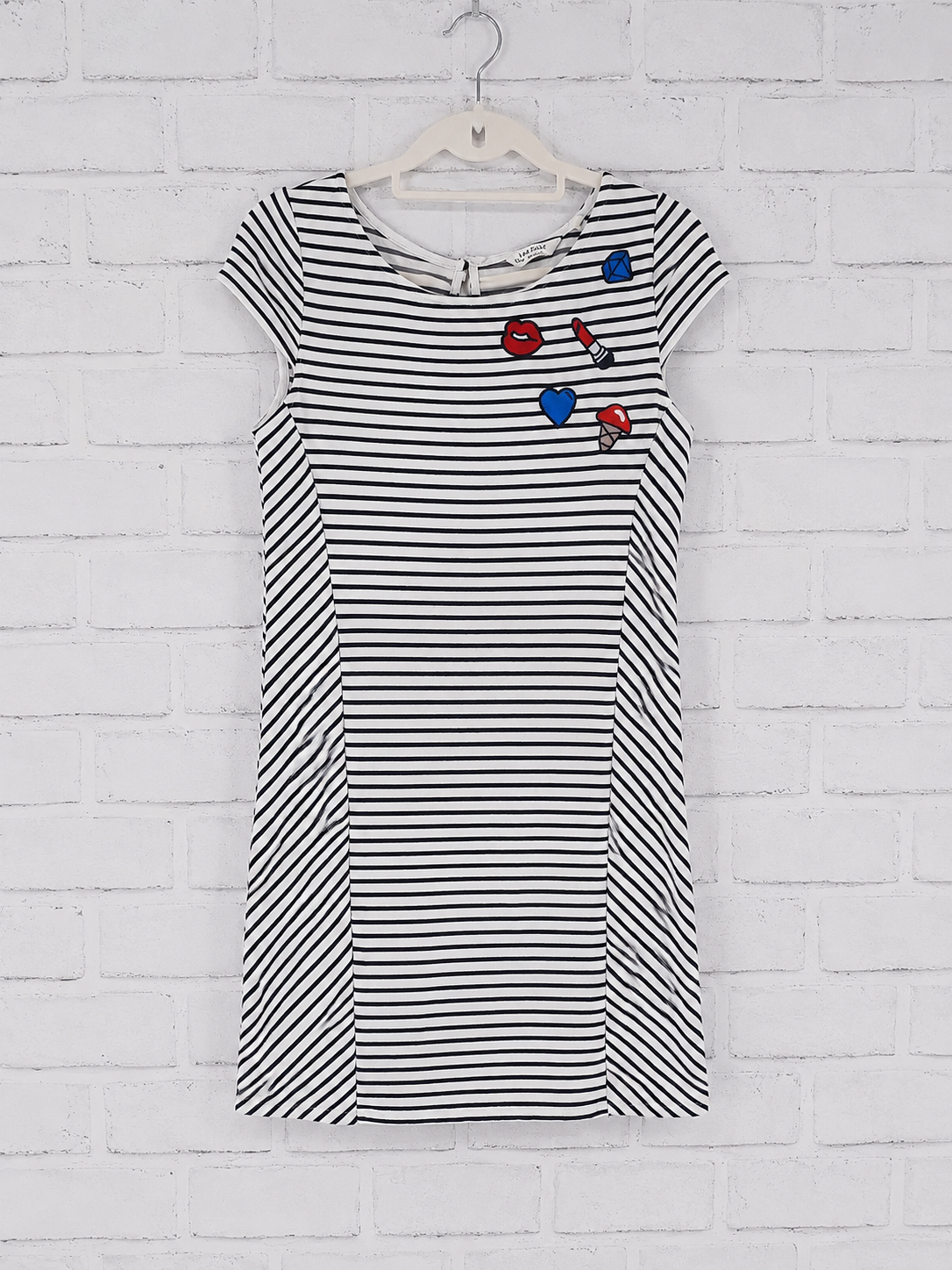 34 XS Naf Naf Robe marinière été