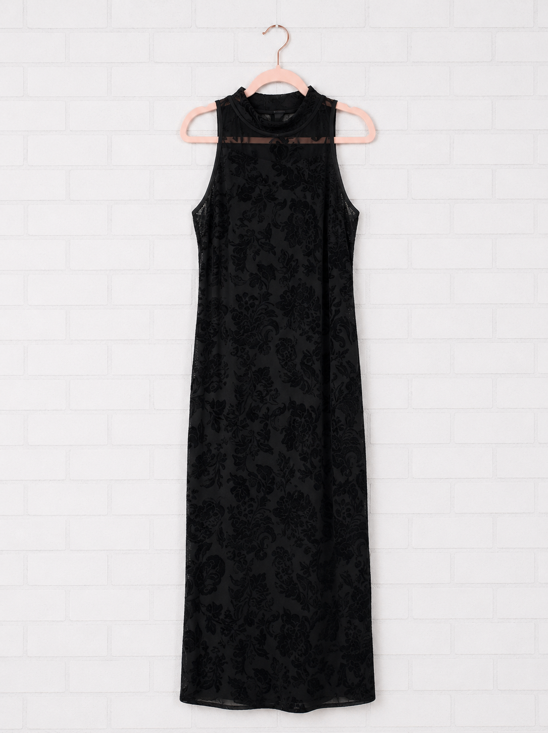 42 Shein Robe longue noire