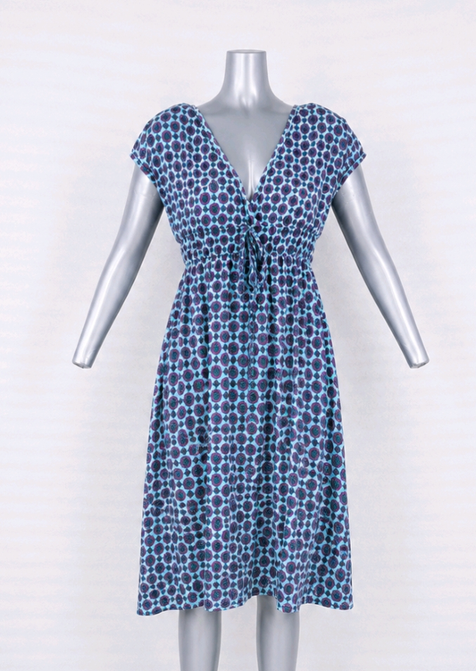 Robe T36 S bleue charme féminin intemporel