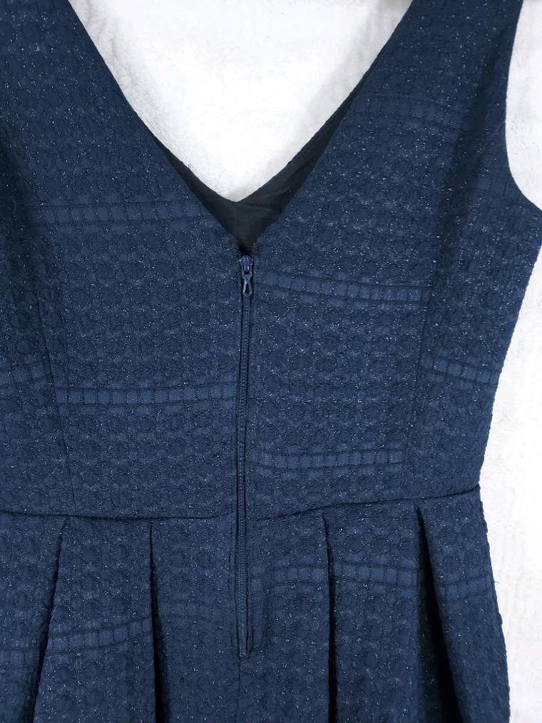 Robe bleue évasée T34 XS Pimkie