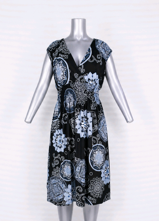 Robe T42 L imprimée élégante