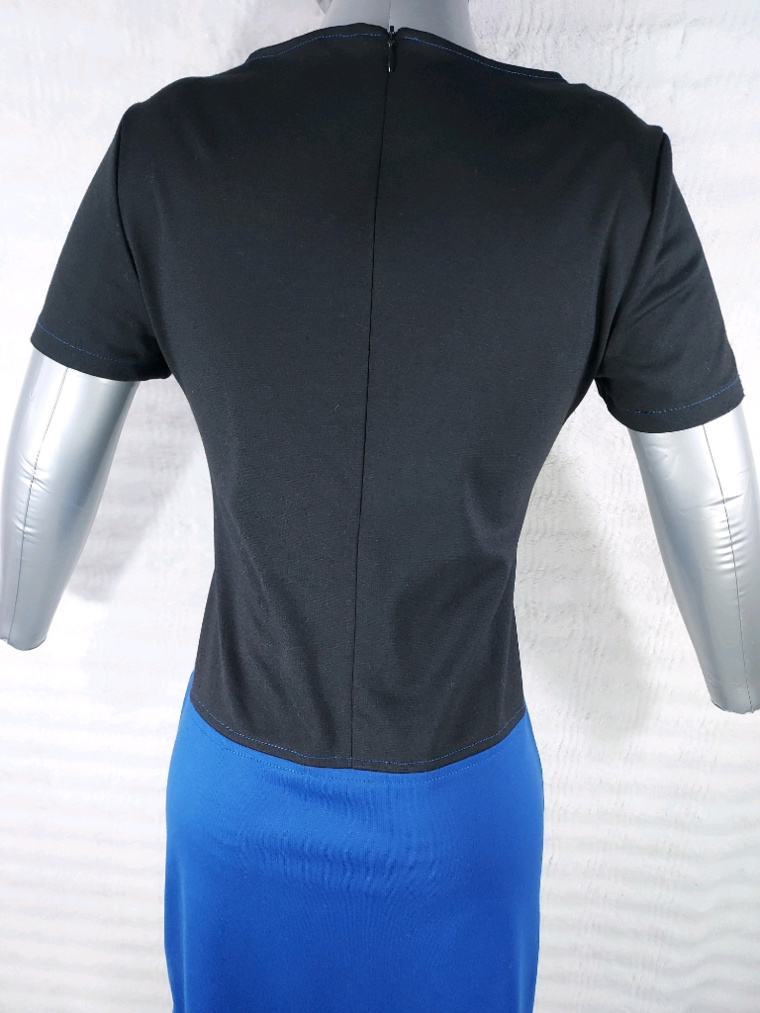 Robe noire et bleue T36 S