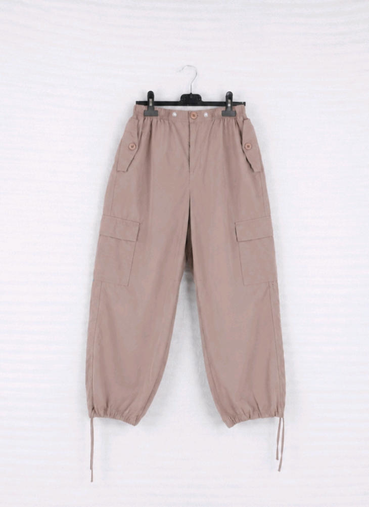 Pantalon cargo T36 S beige tendance