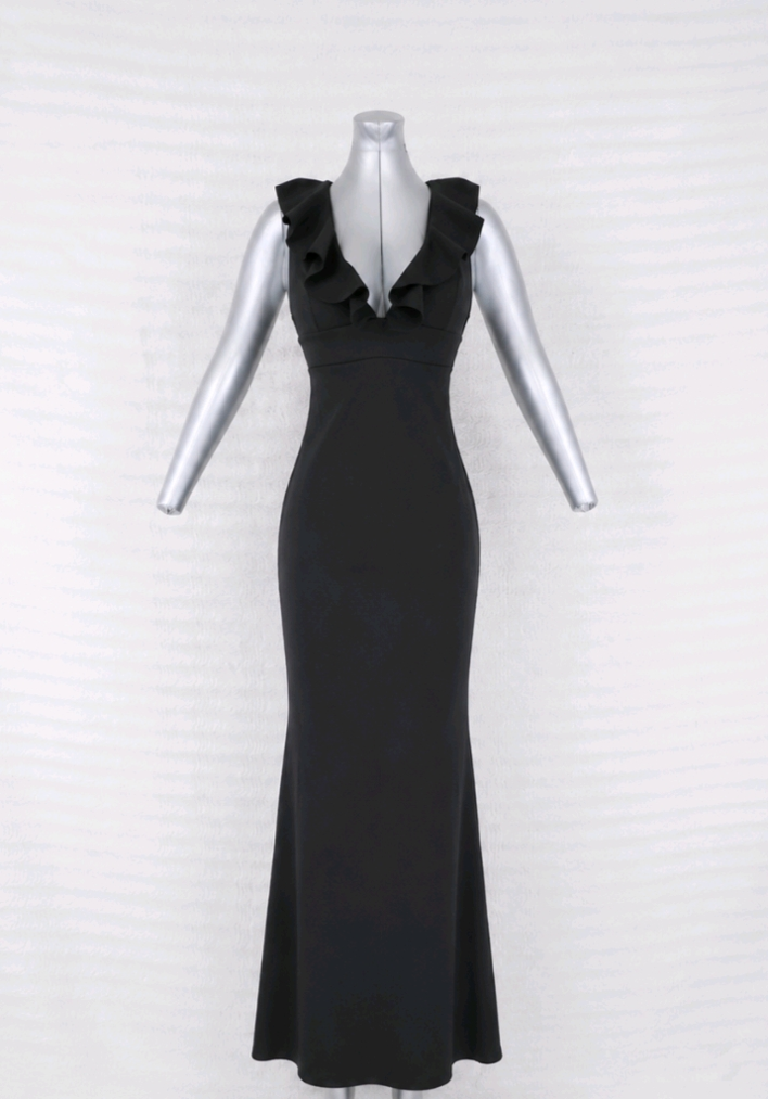 Robe longue T36 S élégance soirée raffinée