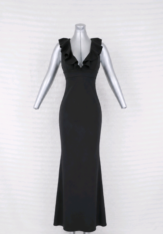 Robe longue T36 S élégance soirée raffinée